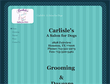 Tablet Screenshot of carlislesdog.com